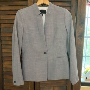 Banana Republic Gray Blazer Tailored Suit Jacket Size 4